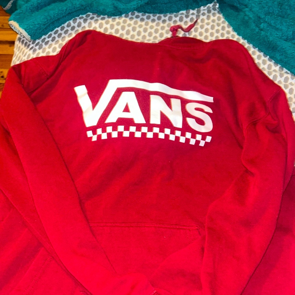 vans hoodie size large